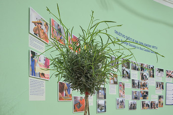 The Sožitje Society in the Castle Garden <em>Photo: Janez Pelko</em>