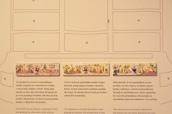 The writing desk from the Visoko Mansion 