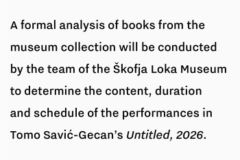 Tomo Savić Gecan: Untitled, 2026