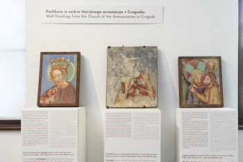 Wall Paintings from the Church of the Annunciation in Crngrob <em>Photo: Jaka Babnik</em>